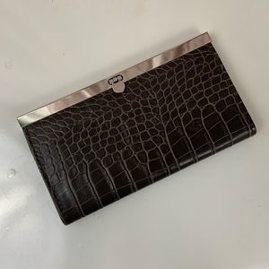 🐍 Faux Reptile Skin Wallet/Clutch